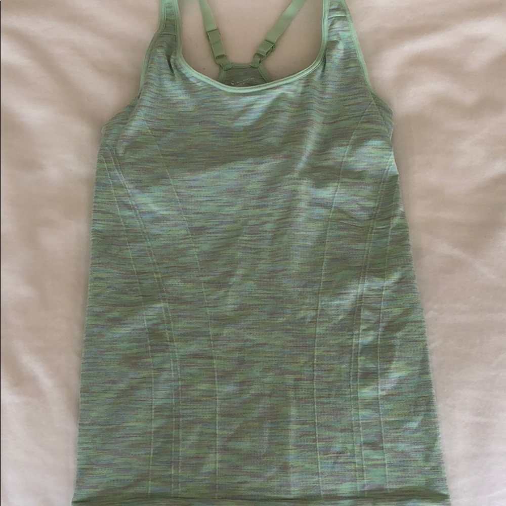 Aqua green workout tank